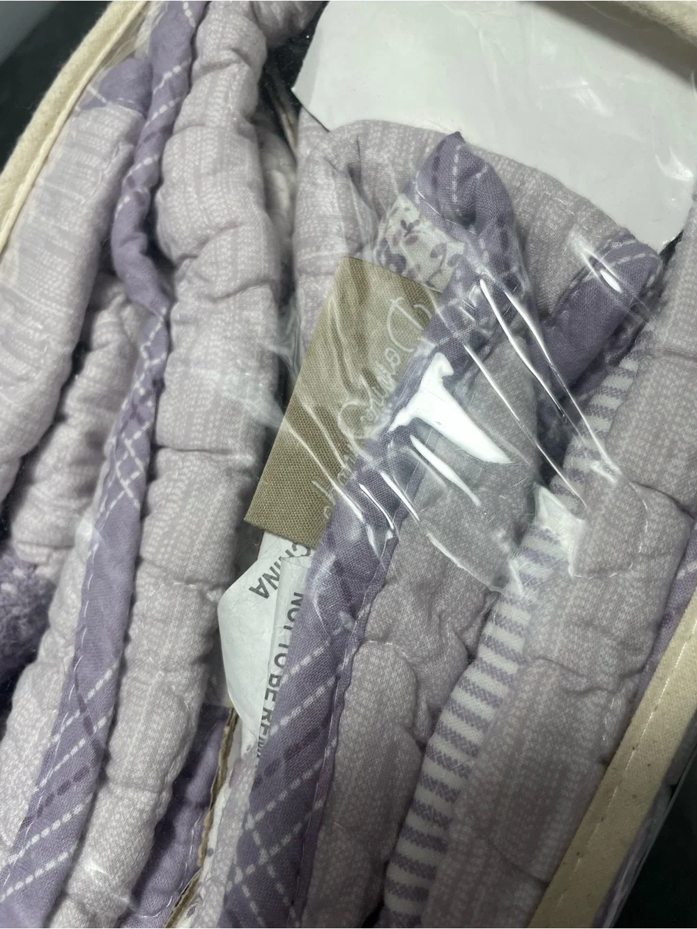 Donna Sharp Lavender Rose Quilt Set - 3 pieces Patchwork Cotton Farmhouse